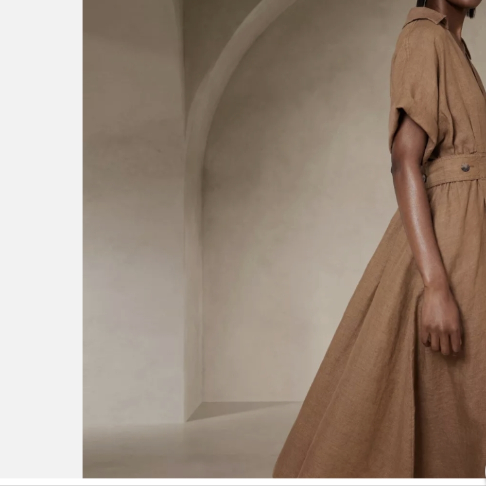 Banana Republic Linen Dress XL